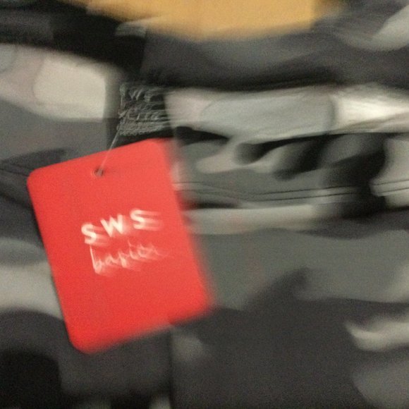 SWS Gray Camo Soft Leggings XL NWT - Picture 3 of 13